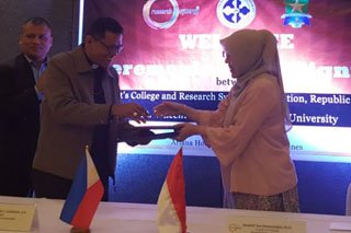 RSF had signed MOU with St. Vincent College, Philippines