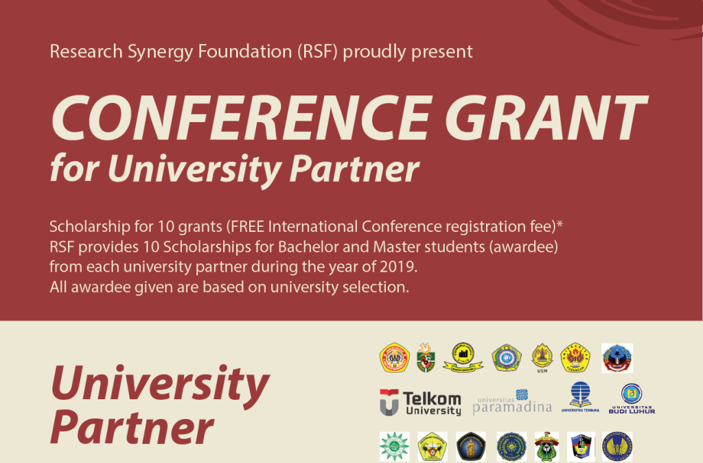 Conference Grant for University Partner