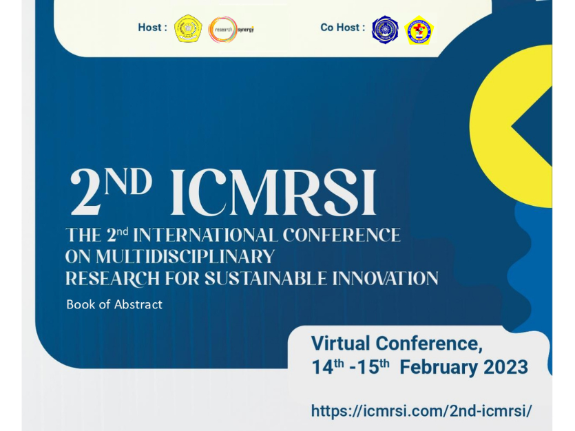Image - Book of Abstract Conference Proceeding 2nd International Conference on Multidisciplinary Research for Sustainable Innovation (2nd ICMRSI)