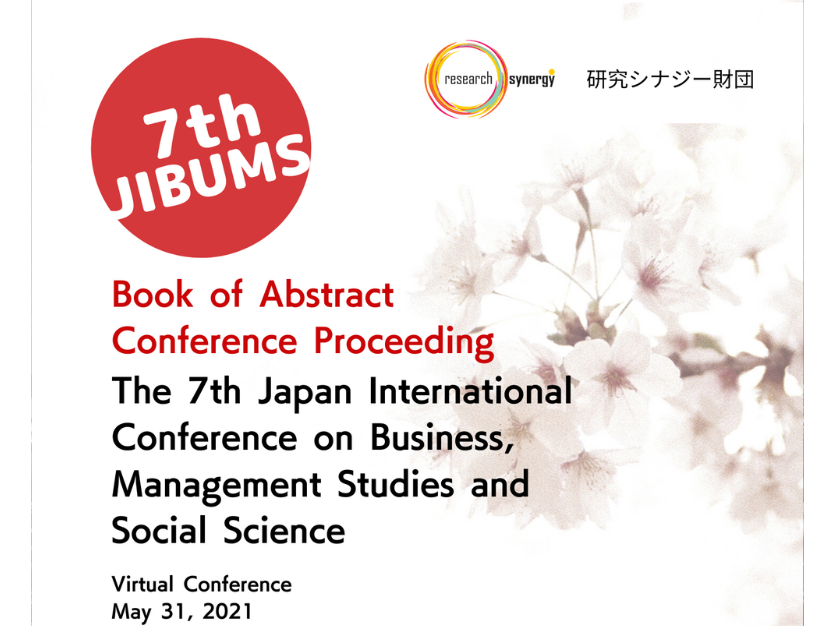 Image - Book of Abstract Conference Proceeding 7th Japan International Conference on Business, Management Studies and Social Science (7th JIBUMS)