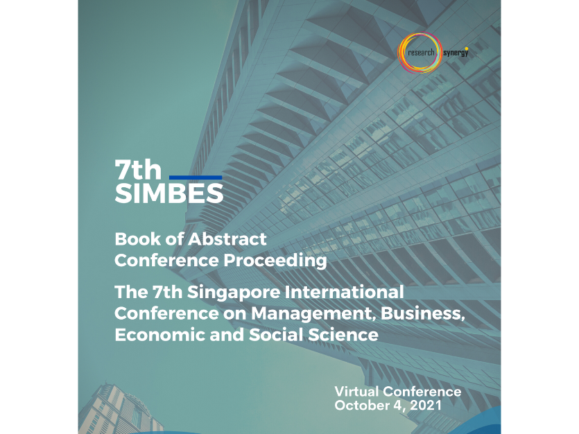 Image - Book of Abstract Conference Proceeding of The 7th Singapore International Conference on Management, Business, Economic and Social Science (7th SIMBES)