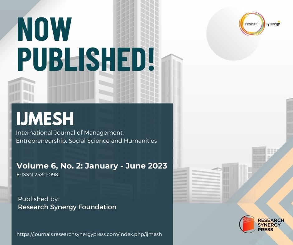 Image - Now Published IJMESH Vol. 6 No. 2: January – June 2023