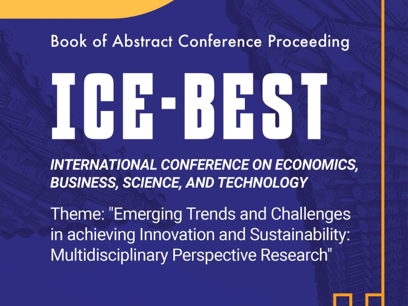 Image - Book of Abstract International Conference on Economics, Business, Science, and Technology (ICE-BEST)