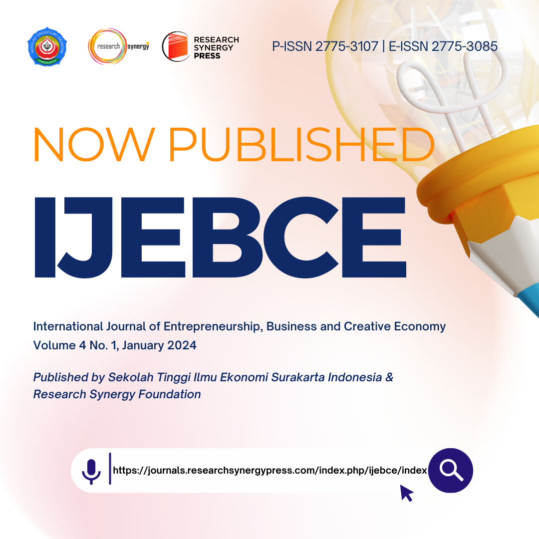 Image - Now Published IJEBCE Vol. 4 No. 1