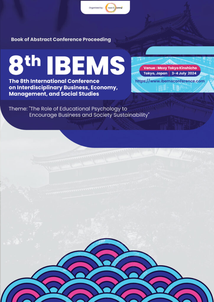 Image - Book of Abstract Conference Proceeding of the 8th International Conference on Interdisciplinary Business, Economy, Management, and Social Studies (8th IBEMS)
