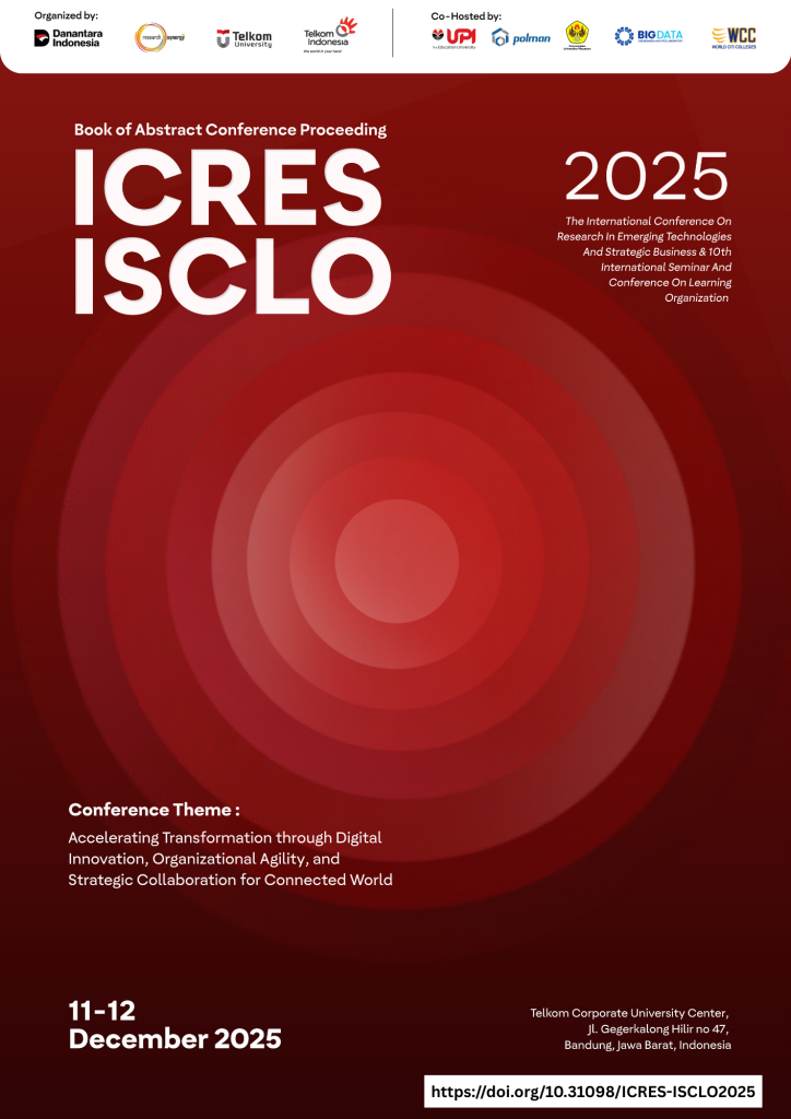 Image - Book of Abstract Conference Proceeding of International Conference on Research in Emerging Technologies and <br>Strategic Business & <br>The 10th International Seminar and Conference on Learning Organisation (ICRES-ISCLO)