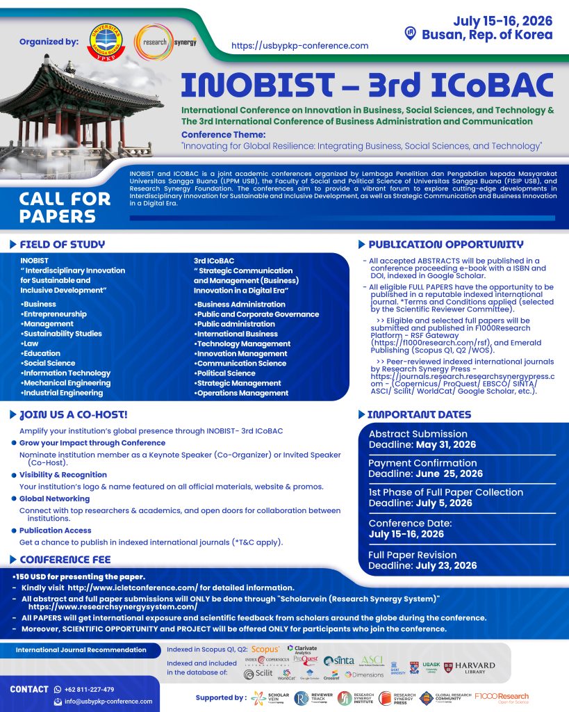 Image - INOBIST – 3rd ICoBAC